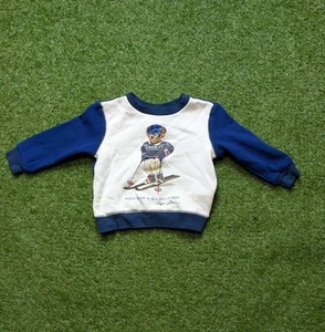 Polo Ralph Lauren Polo Bear Crewneck Sweater Baby Boy Size 24M - Picture 1 of 8