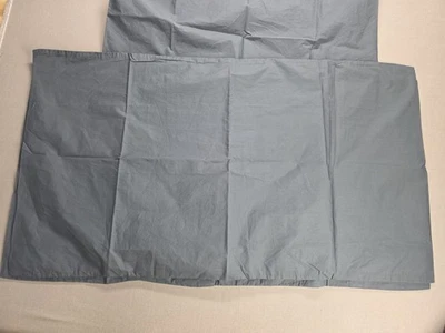 Новый без ценников набор наволочек Quince King 2 пыльный синий органический хлопок роскошь - Изображение 1 из 4