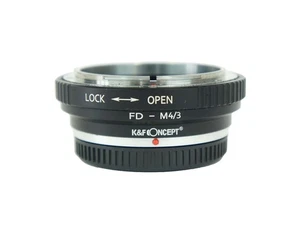 K&F Concept FD-M43 Adapter für Canon FD Objektiv auf Micro 4/3 M4/3 Mount - Bild 1 von 7