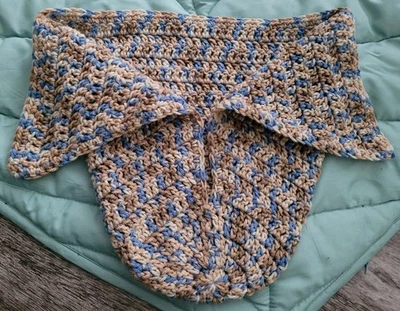 Swaddler de sueño de ganchillo hecho a mano para bebé multicolor 0-3 meses Foto 1 de 4