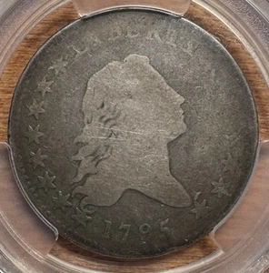 1795 Flowing Hair Half Dollar PCGS AG3 - Picture 1 of 3