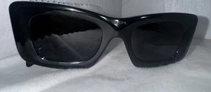 PRADA SPR13Z SCHWARZE CAT EYE SONNENBRILLE - gebraucht - Bild 1 von 18