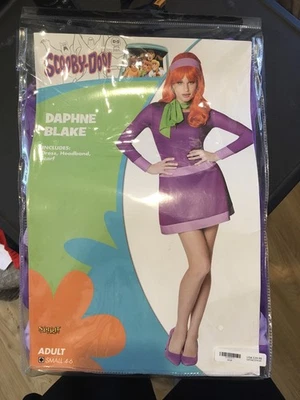 Scooby-Doo Daphne Costume Adult Women Small  Halloween Cosplay - New - Image 1 of 3