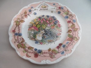 Royal Doulton Brambly Hedge Salad Plate AUTUMN 8" DIAMETER - Picture 1 of 5