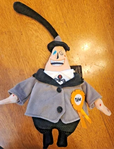 Disney Nightmare Before Christmas Bürgermeister von Halloween Stadt Plüsch mit DRETIERENDEM KOPF - Bild 1 von 4