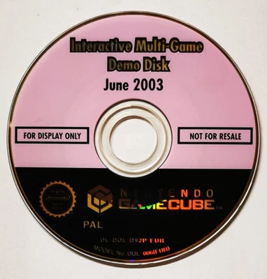 INTERACTIVE MULTI-GAME DEMO DISK juin 2003 - NINTENDO GAMECUBE - PAL - Photo 1/3