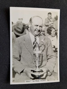 1935 Pattreiouex Sporting Events & Stars Card # 18 Alfred Perry RC - Golf (EX) - Picture 1 of 3