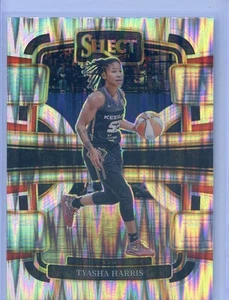Panini Select WNBA TYASHA HARRIS #31 2024 Concourse Silver Flash Prizm - Imagen 1 de 2
