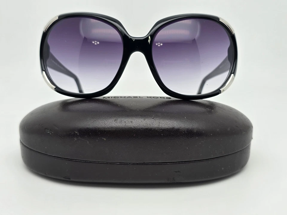 迈克高仕MKS205比佛利山庄黑色镜框灰色渐变镜片太阳镜59毫米 — 第 1/4 张图片