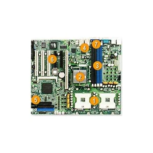 Supermicro X6DVL-EG2 Dual 604 Sockel für Intel 64bit Xeon, Intel E7530, 4 DIMM,  - Bild 1 von 1