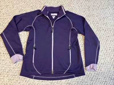 Jaqueta Peter Millar Element Warmth Feminina S Zíper Performance Lã Roxa - Imagem 1 de 4