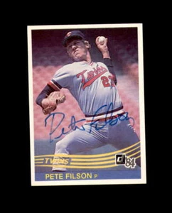Pete Filson Hand Signed 1984 Donruss Minnesota Twins Autograph - Picture 1 of 2