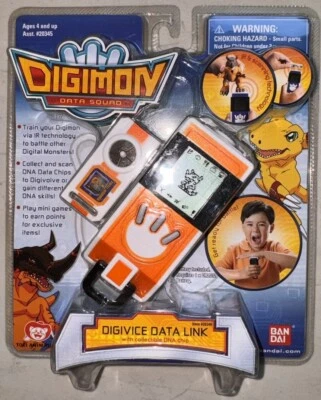 Digimon Digivice Data Link Squad Orange Color Brand New Sealed English - Image 1 of 3