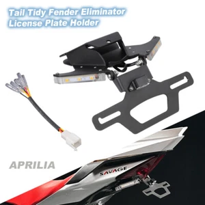 Soporte de matrícula eliminador guardabarros trasero ordenado para Aprilia RS660 Tuono 660/V4 - Imagen 1 de 24