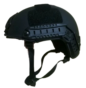 UHMW-PE BALLISTIC IIIA BULLET PROOF HELMET SIZE M MEDIUM BLACK - Picture 1 of 11