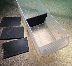 Akro-Mils Dividers for 10164 - BLACK - Dividers only - 3D Printed - Picture 1 of 2