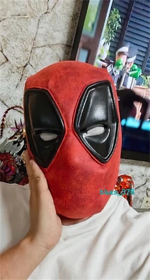 ¡Envío rápido! Casco Máscara facial completa Deadpool Wade Winston Wilson Halloween Juegos con disfraces Foto 1 de 4