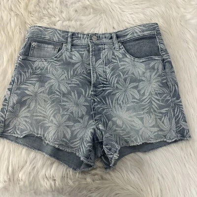 Jessica Simpson womens infinite high waist short 30 beachy floral cut off Foto 1 de 4