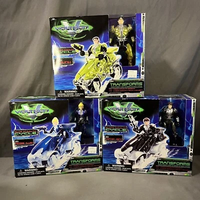Lote de 3 Voltron Tercera Dimensión Stealth Cycle & Figure Set 1999 Trendmasters Foto 1 de 4