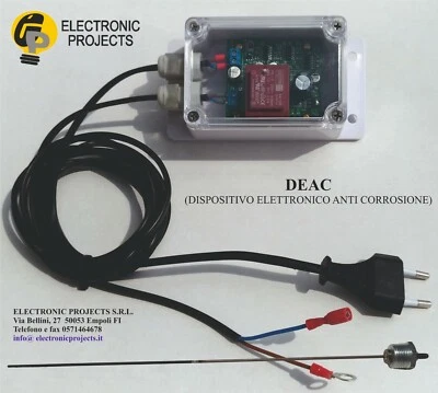DEAC ANODO ELETTRONICO PROTEZIONE CATODICA DA 3/4" A CORRENTE IMPRESSA L= 400 mm - Immagine 1 di 3