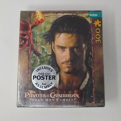Piratas del Caribe Will Turner 300 Piezas Juegos de Búfalo Rompecabezas Sellado Nuevo Foto 1 de 4