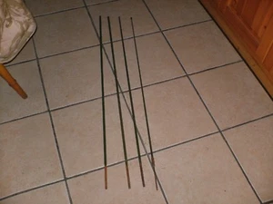 CLANSMAN MILITARY RADIO 4m TANK WHIP FOR HF USE 4 x 1m SCREW TOGETHER SECTIONS - Picture 1 of 1