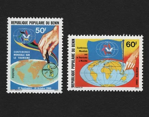 OPC 1980 Benin Tourism Conference Set Sc#488-9 MNH - Bild 1 von 1