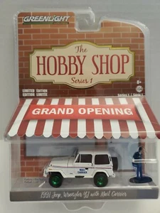 1:64 The Hobby Shop Series 1 1991 Jeep Wrangler US Postal Services GREEN MACHINE - Picture 1 of 6