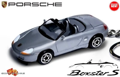 🎁🆕VERY RARE KEYCHAIN SILVER PORSCHE BOXSTER 986/S CUSTOM Ltd Ed💕NICE GIFT💕🎁 - Image 1 of 4