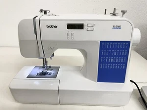 Brother ES-2000 Computer elektrische Nähmaschine mit Fußpedal RARE - Bild 1 von 8