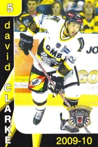 DAVID CLARKE, NOTTINGHAM PANTHERS, RARE 2009-10 TEAM-ISSUED CARD. - Picture 1 of 2