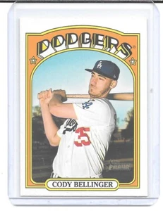 2021 Topps Heritage French Text Parallel #173 Cody Bellinger (Dodgers) - Picture 1 of 2