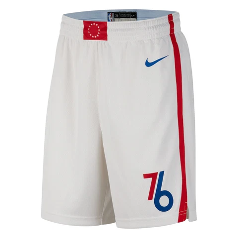 Philadelphia 76ers Nike City Edition Swingman Performance Shorts Men's 2022/23 Cover