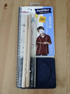 First Act Discovery Learn and Play Drum Kit and Book for Kids - Picture 1 of 6