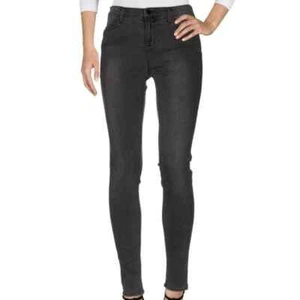 Vaqueros J Brand 28 negros descoloridos altura alto pierna delgada suave y elástico mezclilla - Imagen 1 de 7