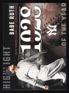 2015 Topps #H-2 Babe Ruth - - - Near Mint