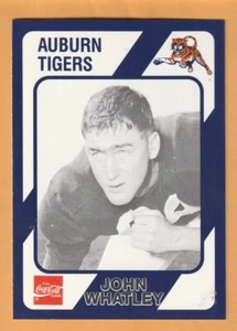 John Whatley Auburn Tigers 1989 Karte #367 Eufaula Alabama 12K - Bild 1 von 2