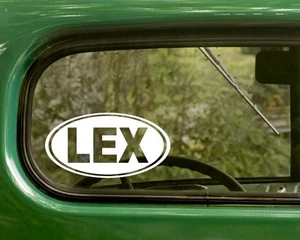 2 LEX LEXINGTON STICKERs Oval Decal For Bumper Car Truck Rv Mug Laptop - Bild 1 von 1