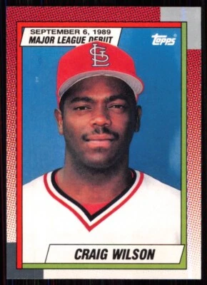 1990 Topps Major League Debut 1989 Craig Wilson St. Louis Cardinals #146 - Image 1 of 2