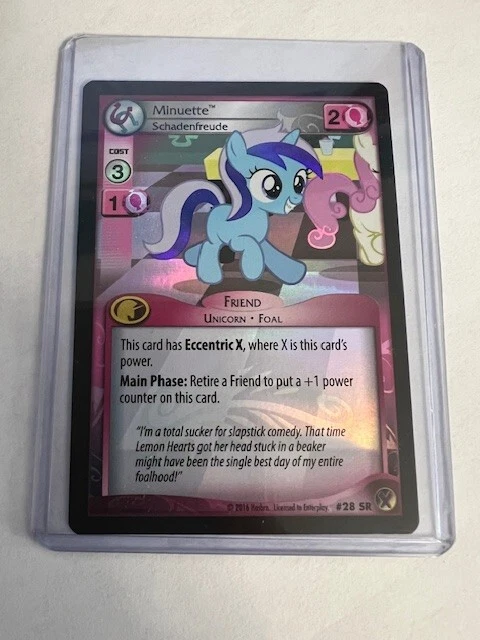 My Little Pony Card CCG Marks in Time Super Rare #28 SR Minuette - Image 1 of 1