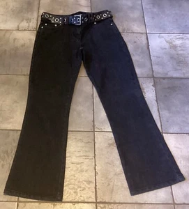 NEW WITH TAGS JOHN BY JOHN RICHMOND BLACK JEANS SIZE 14 - Picture 1 of 5