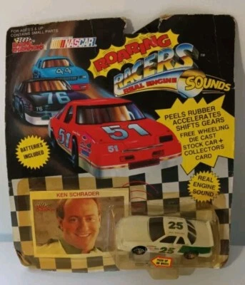 Racing Champions ROARING RACERS #25 KEN SCHRADER RC1991 1:64 DIECAST CAR CARD - Image 1 of 4