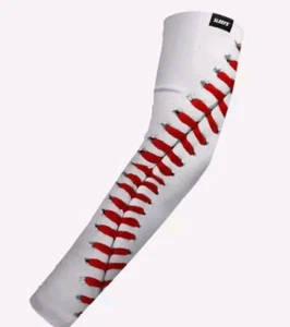 ⚾️ Baseball Stitch Compression UV Arm Sleeve 💪 Sleefs-S/M Size- Free Shipping! - Picture 1 of 2