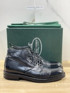 Green George Stivaletto Herren Schwarzes Leder Luxury Handgefertigt Stiefel 44 - Bild 1 von 6