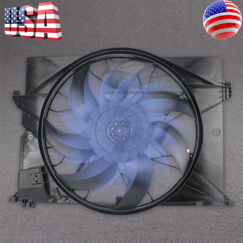 Radiator Cooling Fan For Mercedes-Benz S450 S500 Sedan 2006 2008 2009 2010 2011 - Image 1 of 4