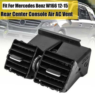 Se adapta a Mercedes Benz W166 W292 ML GL GLE 2012~2019 consola central trasera ventilación aire acondicionado Foto 1 de 4