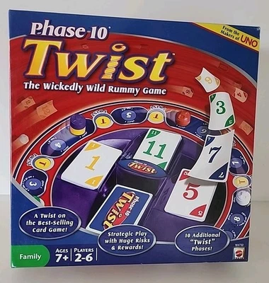 PHASE 10 TWIST Card Game Rummy COMPLETE - Image 1 of 4