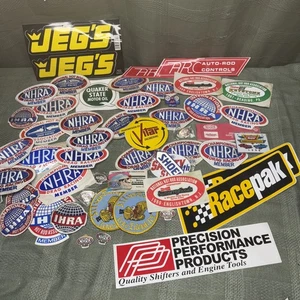 Vintage (Posten von 51 - 1970er-1990er NHRA IHRA Drag Street Racing Patches Pins Aufkleber - Bild 1 von 13