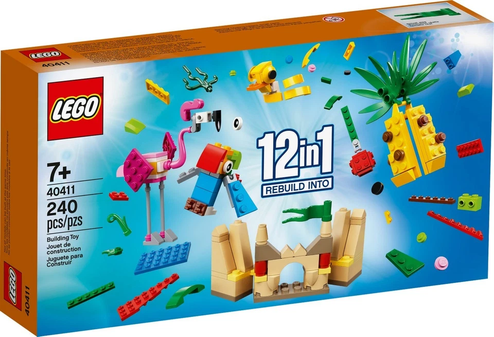 Lego 40411 Creative Fun 12 en 1 NISB 240 piezas NUEVO EN CAJA listo para enviar Foto 1 de 1