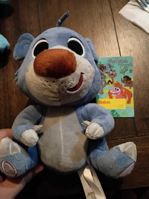 BNWT Disney Store The Jungle Book Furrytale Friend Baloo Plush Small Toy 9" - Image 1 of 4